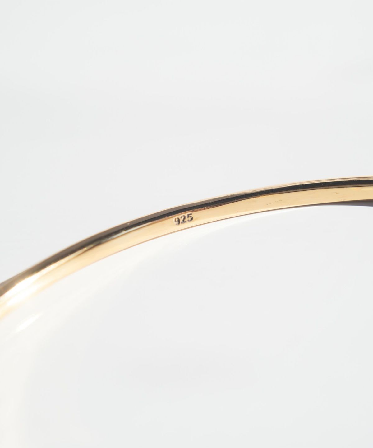 【ドラマ衣装協力】 バングル レディース シルバー925 オープン バングル ブレスレット プレーン【pianta ピアンタ】 silver925 18金仕上げ ゴールド K18 スキンジュエリー シンプル 細め おしゃれ 大人 可愛い 腕時計 重ねづけ アクセサリー 人気 シンプルアクセ