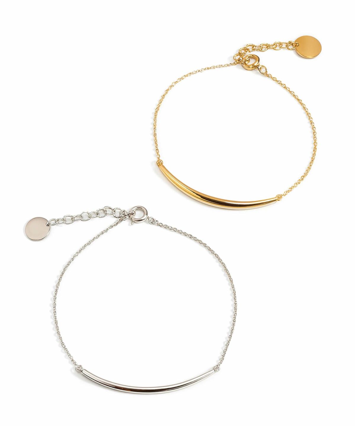 ラウンドタイプ シルバー ブレスレット スマイルライン　女性 レディース ブランド