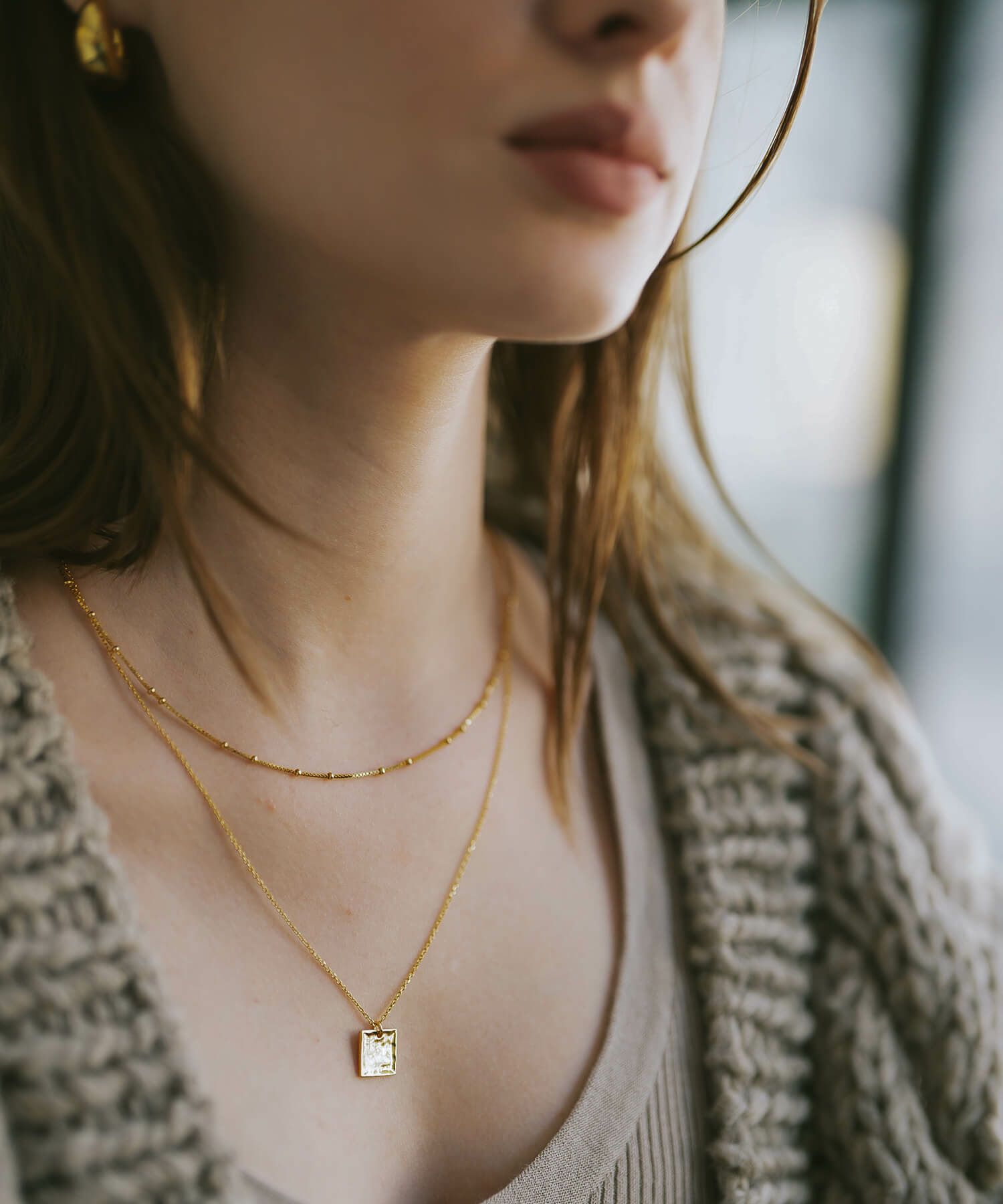 【ドラマ衣装協力】ネックレスチェーンのみ ネックレス シルバー レディース 金属アレルギー対応 【Arete アレーテ】 チェーンだけ シンプル 2連 ロング メンズ 2本セット シルバー925 ゴールド ショート 18金 仕上げ k18 ニッケルフリー 長さ38cm 50cm おしゃれ 大人 可愛い