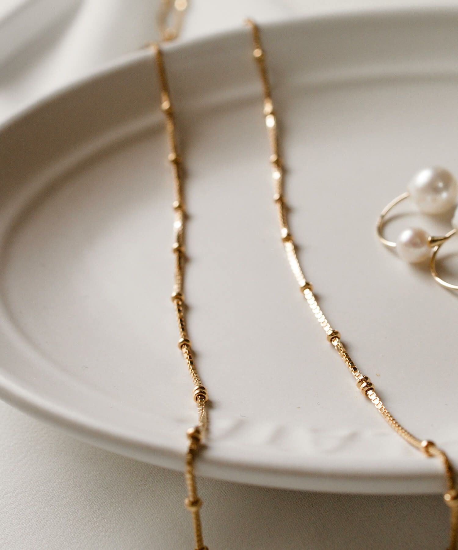 【ドラマ衣装協力】ネックレスチェーンのみ ネックレス シルバー レディース 金属アレルギー対応 【Arete アレーテ】 チェーンだけ シンプル 2連 ロング メンズ 2本セット シルバー925 ゴールド ショート 18金 仕上げ k18 ニッケルフリー 長さ38cm 50cm おしゃれ 大人 可愛い