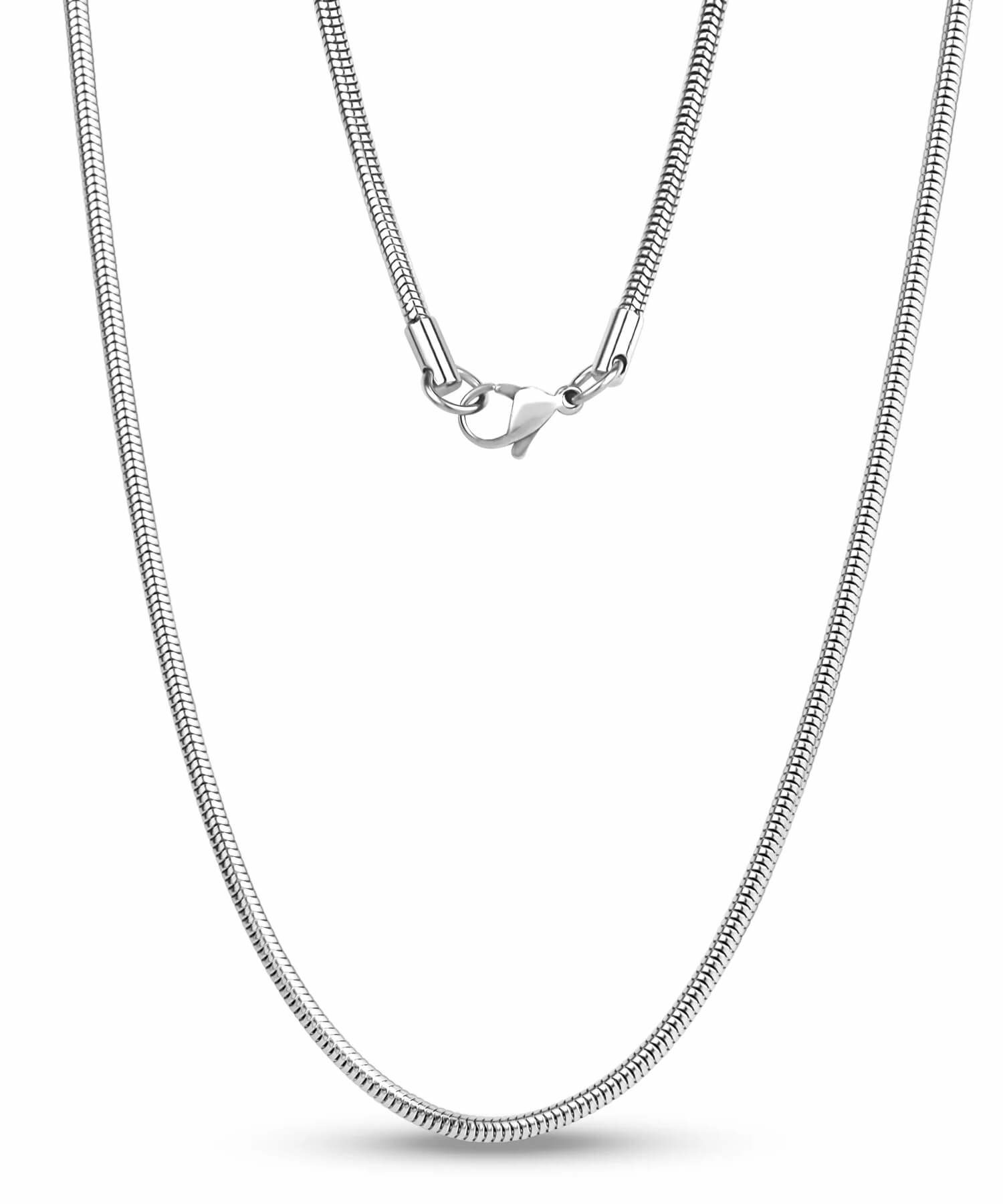 シルバー925 スネークチェーン ネックレス シンプル 【VENEC ベネック 】 滑らか 華奢 レディース ネックレスチェーン 1.6mm×45cm チェーンネックレス カジュアル フォーマル 金属アレルギー 安心 ジュエリー アクセサリー 地金 おしゃれ