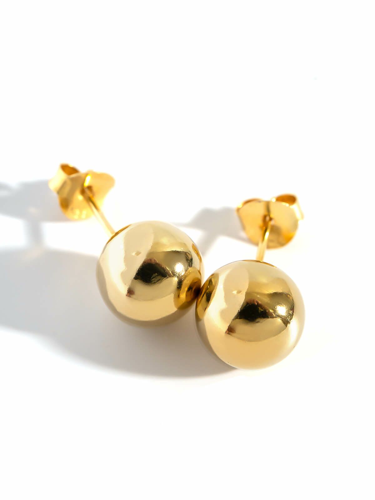 Silver925 Round Ball Stud Earrings HELMIE -ヘルミー- | Ops.(オプス