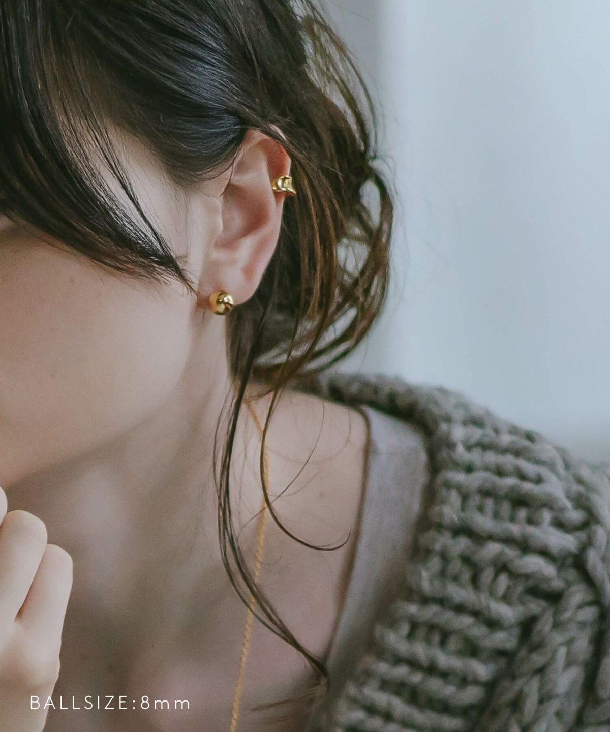 ピアスキャッチボールシルバー925大きめ大ぶり丸玉【HELMIEヘルミー】ピアス丸イエローゴールドスタッドピアスボールボールピアスメタルボール円形ピアス金属アレルギー18金ピアスゴールド大ぶり金属アレルギーピアス