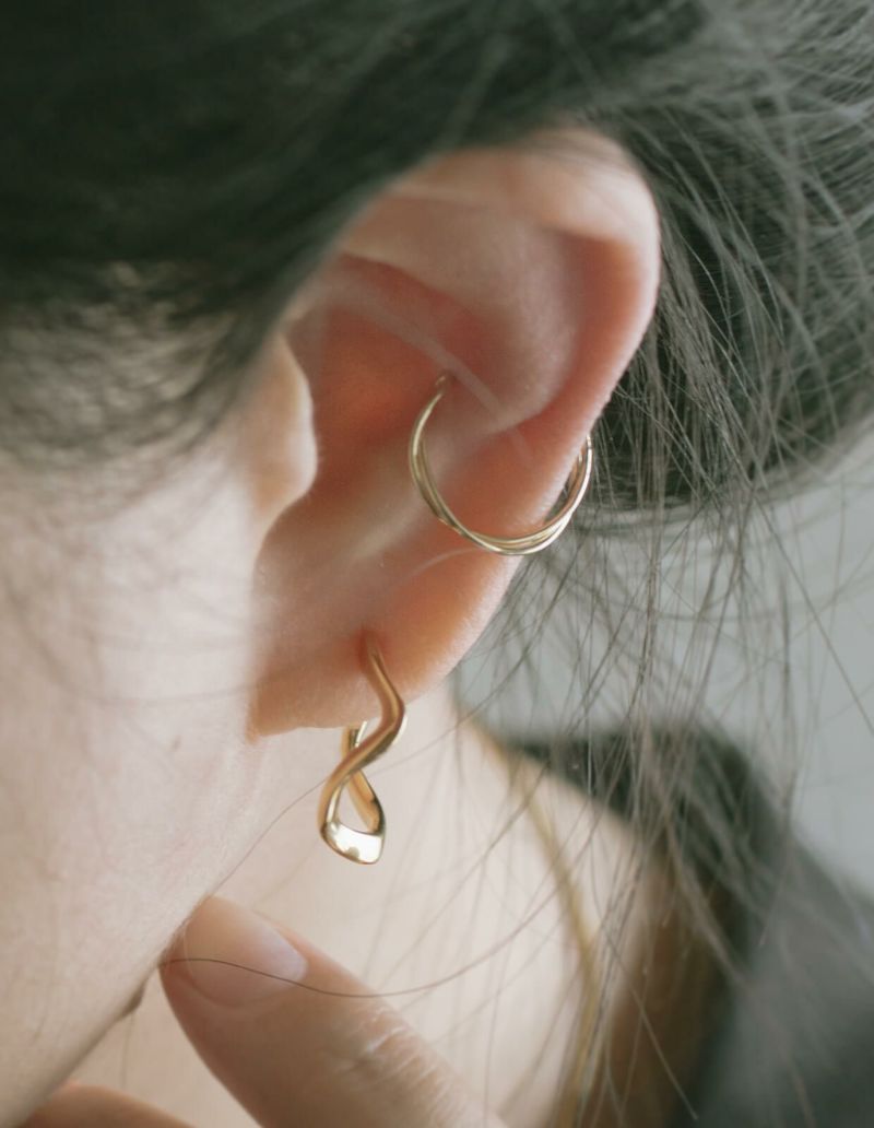 K10 Twisted Vine Ear Cuff LINIA -リニア- | Ops.(オプス)公式ストア