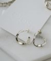 【ドラマ衣装協】 ピアス 大ぶり 力波 ウェーブ 金属アレルギー 対応 シルバー925 キャッチ 18k 18金 仕上げ 【 PIELE ピエル】 フープ ピアス 小さめ 小さい ゴールド ピアス スパイラル k18 両耳 メンズ レディース アクセサリー ブランド シンプル 大人可愛い おしゃれ