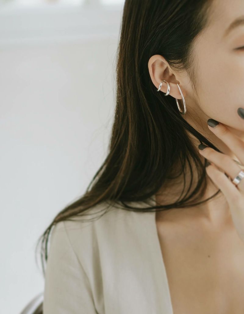 アイテム一覧 IF8 EC-02 EAR CUFF イヤーカフ ピアス シルバー