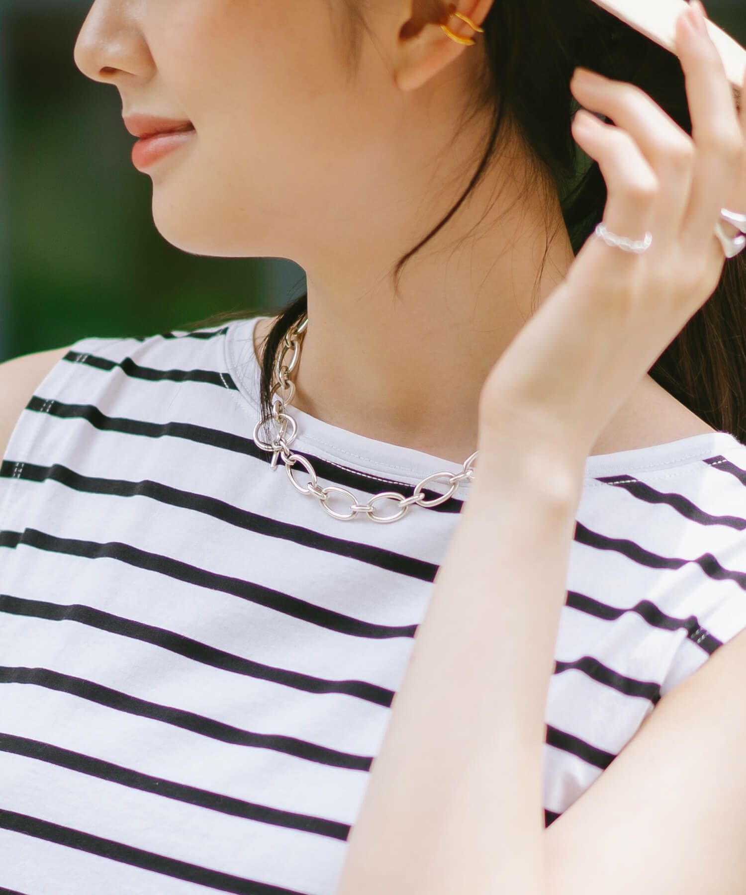 Silver925 Chunky Chain Choker Carche カルチェ Ops オプス 公式ストア Silver925 Chunky Chain Choker Carche カルチェ Ops オプス 公式ストア