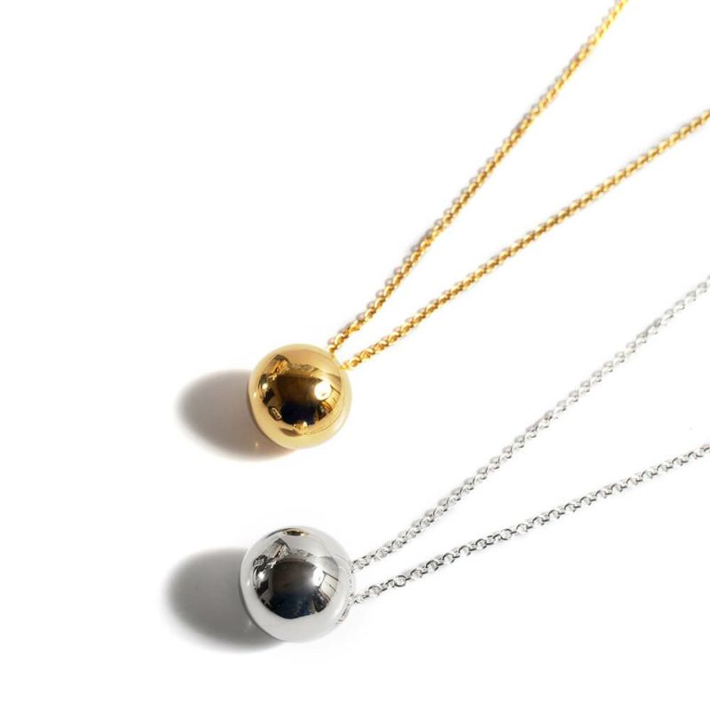 Silver925 Round Ball Long Necklace FAFAO -ファファオ- | Ops