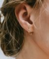 K10 10金 10k ピアス フープピアス つけっぱなしピアス 【日本製・甲府ブランド】 10K ピアス フープ つけっぱなし 小さめ 10金 金属アレルギー 対応 レディース ジュエリー アクセサリー プレゼント フープピアス フックピアス 揺れる ラインピアス カジュアル おしゃれ セカンドピアス