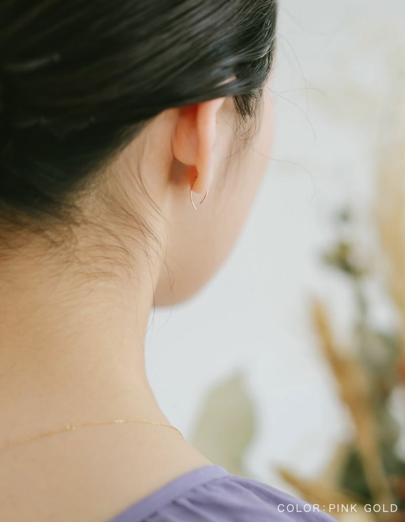 K10 10金 10k ピアス フープピアス つけっぱなしピアス 【日本製・甲府ブランド】 10K ピアス フープ つけっぱなし 小さめ 10金 金属アレルギー 対応 レディース ジュエリー アクセサリー プレゼント フープピアス フックピアス 揺れる ラインピアス カジュアル おしゃれ セカンドピアス