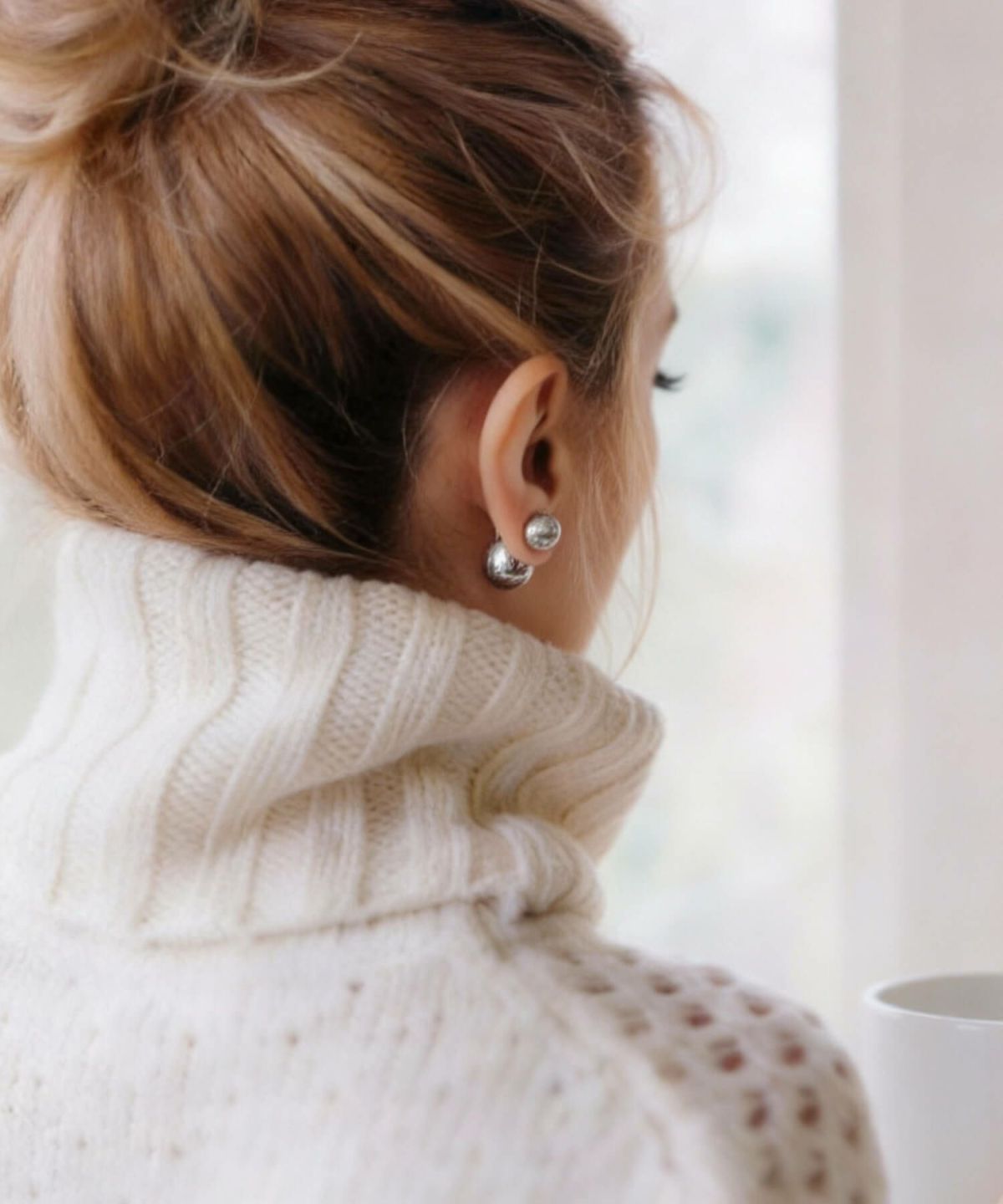 【訳ありアウトレット品】シルバー ピアス 【Pallo パロ】 silver925 シルバー925 バックキャッチピアス ダブルキャッチ シルバーピアス 大ぶり 両耳用 丸玉 シルバー トライバルピアス レトロ