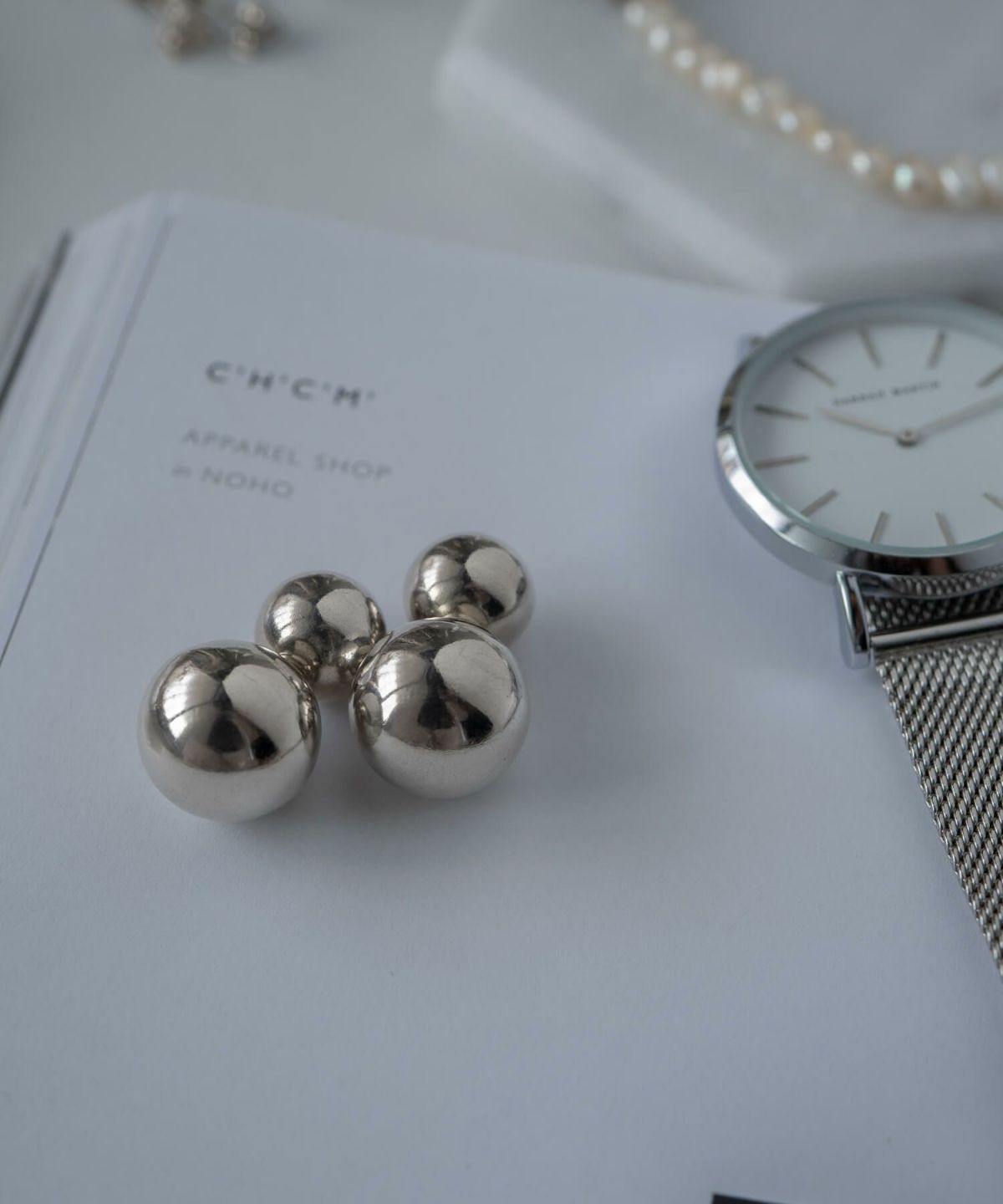 【訳ありアウトレット品】シルバー ピアス 【Pallo パロ】 silver925 シルバー925 バックキャッチピアス ダブルキャッチ シルバーピアス 大ぶり 両耳用 丸玉 シルバー トライバルピアス レトロ