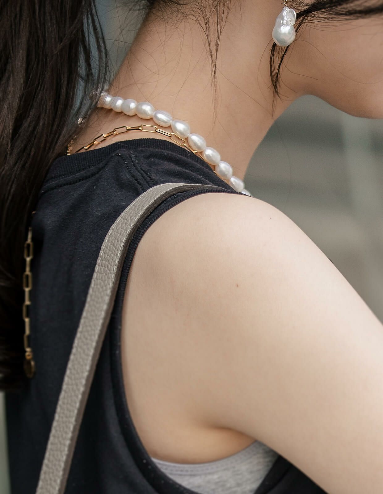 天然 バロックパール ネックレス 大粒 カジュアル 真珠 ゴールド レディース 10K 【Scerne シェルネ】 バロックパールネックレス レディース ゴールド シンプル 大人 可愛い おしゃれ 6月誕生石 送料無料 ギフトラッピング プレゼント ギフト 誕生日 k10 ネックレス 重ね付け