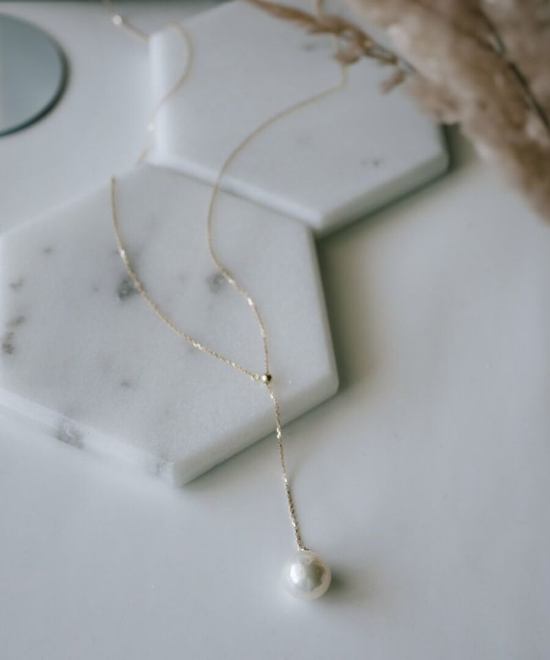 K10 Long Pin Through Necklace POMMEMALIE -ポムマリー- | Ops