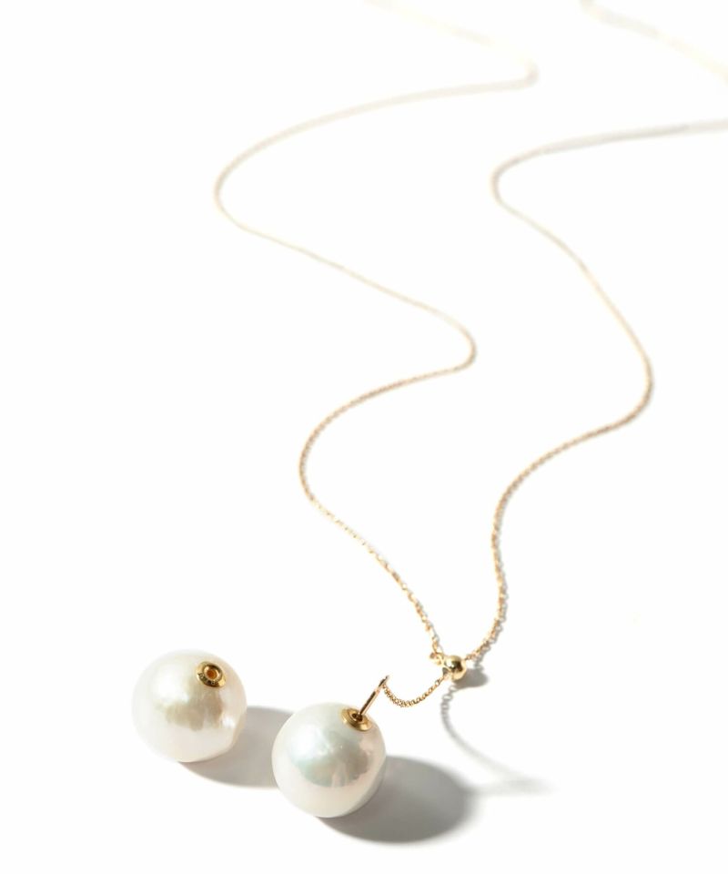 K10 Long Pin Through Necklace POMMEMALIE -ポムマリー- | Ops