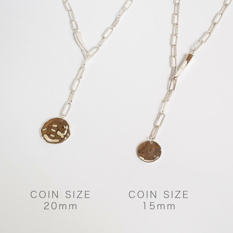 Silver925 BoxChain Coin Necklace NOVAC-BLANCA -ノバックブランカ- | Ops.(オプス)公式ストア