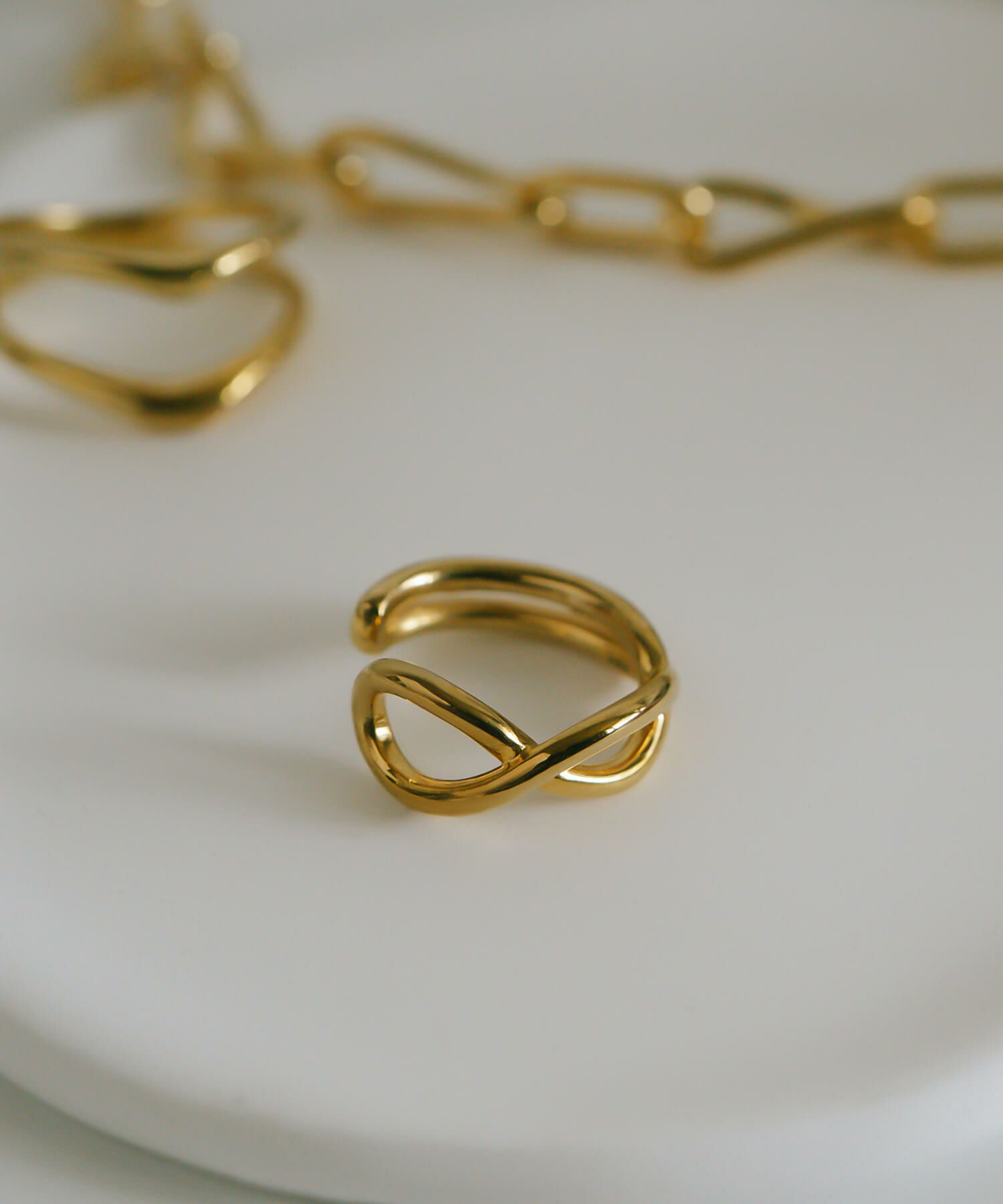 【訳ありアウトレット品】★通常価格→アウトレット価格 ピンキーリング イヤーカフ 大ぶり レディース シンプル シルバー925 イヤカフ イヤーカフス ノンホールピアス ピアリング 【XIRA エクシラ】 18k ゴールド仕上げ イヤリング Silver925 金属アレルギー対応 片耳用