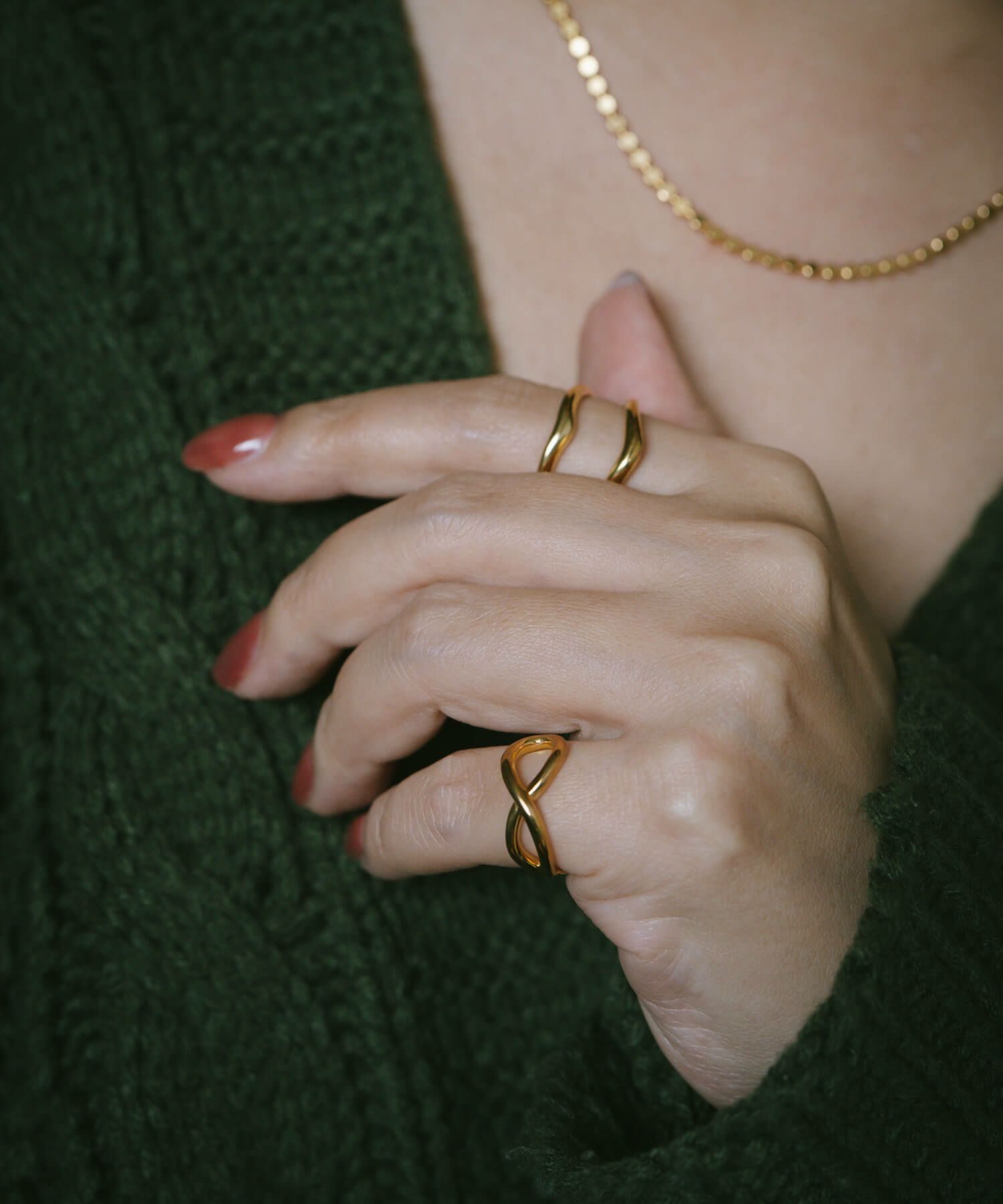 【訳ありアウトレット品】★通常価格→アウトレット価格 ピンキーリング イヤーカフ 大ぶり レディース シンプル シルバー925 イヤカフ イヤーカフス ノンホールピアス ピアリング 【XIRA エクシラ】 18k ゴールド仕上げ イヤリング Silver925 金属アレルギー対応 片耳用