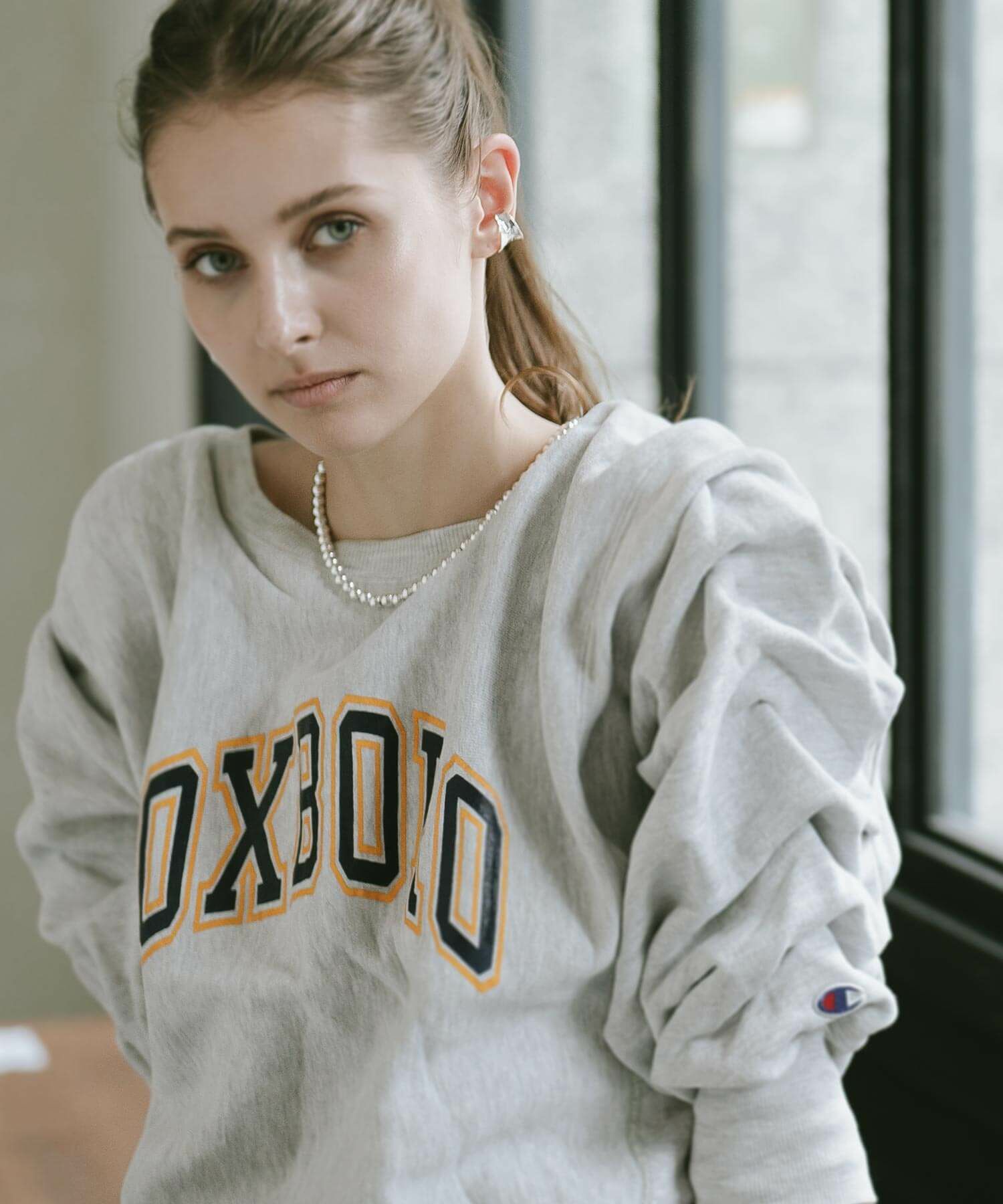 【訳ありアウトレット品】★通常価格→アウトレット価格【雑誌掲載アイテム】シルバー925 大ぶり フープピアス 【CORNETTO コルネ】 変色防止仕上げ 両耳用 silver925 内反り 金属アレルギー 安心 ピアス レディース ジュエリー アクセサリー キャッチピアス おしゃれ