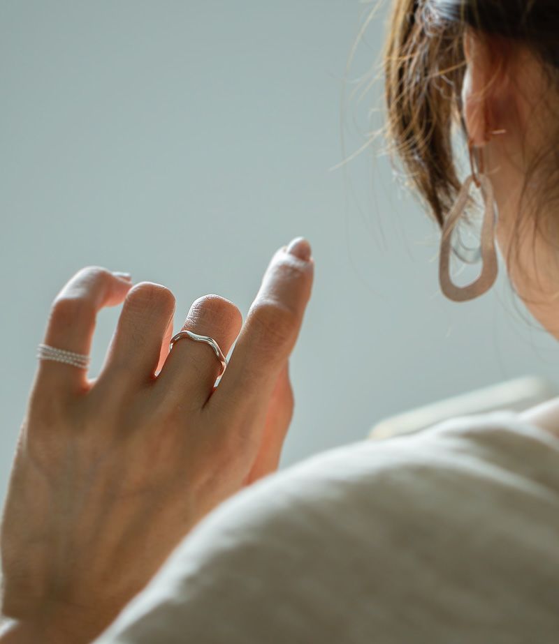 【訳ありアウトレット品】★通常価格→アウトレット価格 金属アレルギー 安心 シルバー925 リング シンプル 【LOROC ロロック】 シルバー ゴールド リング シルバーリング ゴールドリング レディース 中指 人差し指 指輪 おしゃれ 18金 ジュエリー アクセサリー 重ね付け