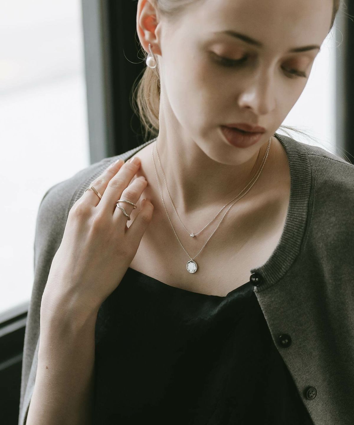 【訳ありアウトレット品】★通常価格→アウトレット価格 金属アレルギー 安心 シルバー925 リング シンプル 【LOROC ロロック】 シルバー ゴールド リング シルバーリング ゴールドリング レディース 中指 人差し指 指輪 おしゃれ 18金 ジュエリー アクセサリー 重ね付け