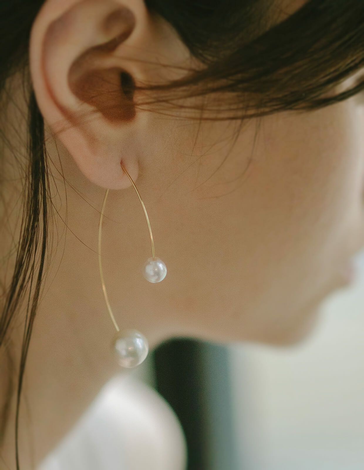 18金 K18 18k ゴールドピアス 華奢 パールピアス バロックパール ピアス k18 大粒 キャッチ パールピアス 18金 １８金 k18 １８k 金属アレルギー レディース ジュエリー アクセサリー ギフト プレゼント キャッチピアス 大人 可愛い おしゃれ