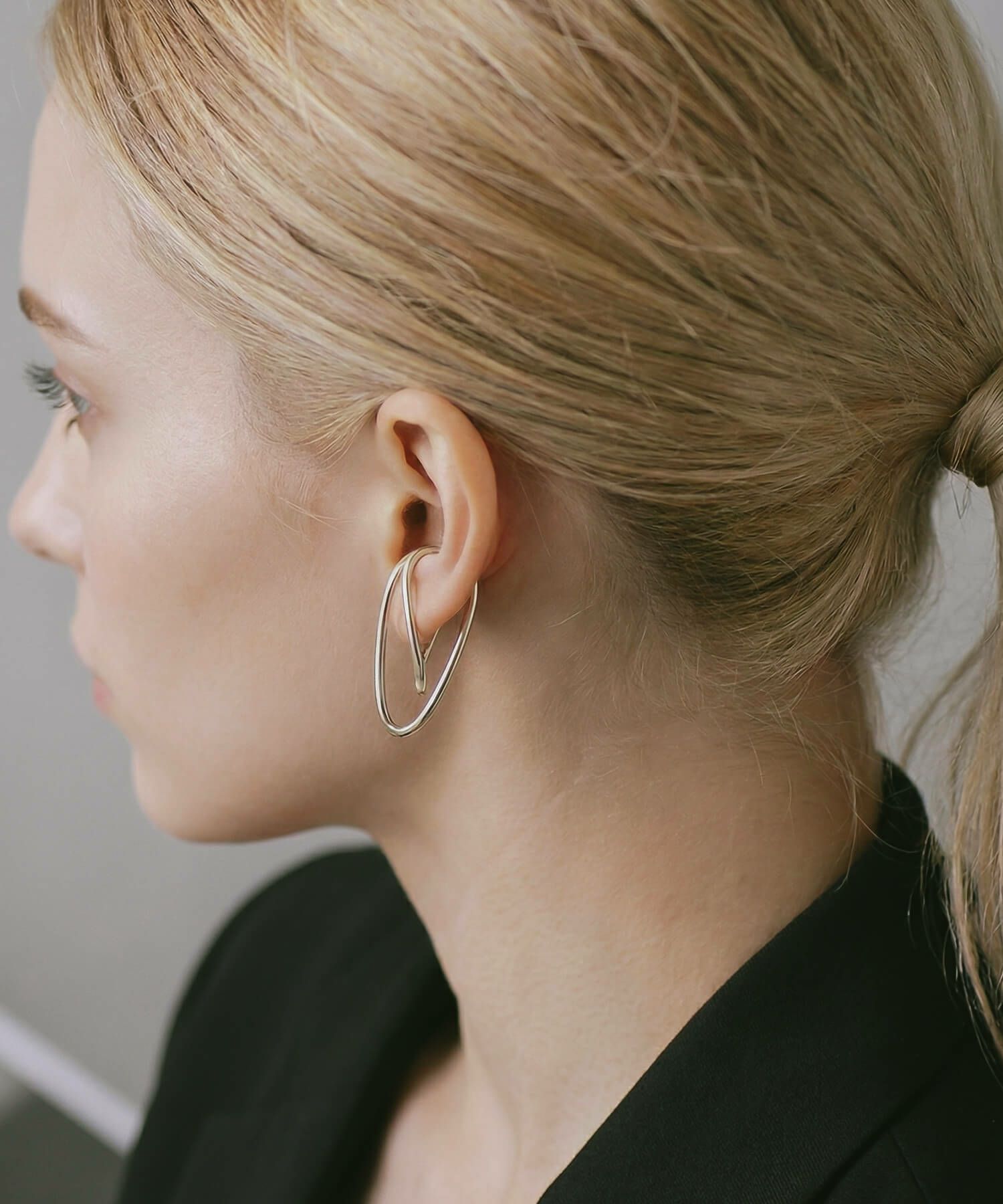 【TV番組衣装協力】 イヤーカフ 大ぶり 金属アレルギー対応 レディース 【PALUNI パルニ】 シンプル シルバー925 かわいい かっこいい おしゃれ ノンホールピアス 片耳用 両耳用 18k ゴールド仕上げ イヤリング Silver925 フック カジュアル フォーマル  男女兼用 イヤカフ