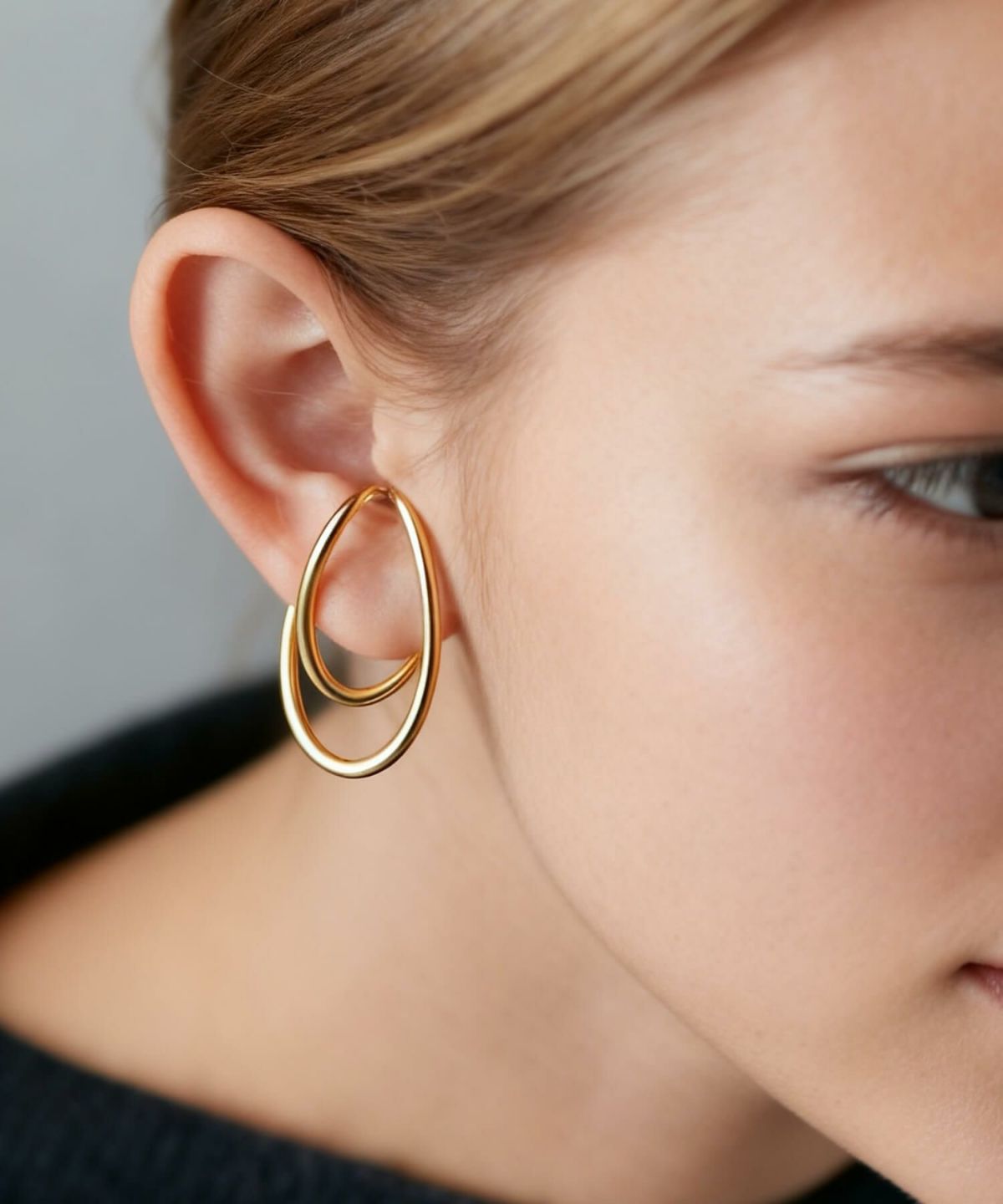 【TV番組衣装協力】 イヤーカフ 大ぶり 金属アレルギー対応 レディース 【PALUNI パルニ】 シンプル シルバー925 かわいい かっこいい おしゃれ ノンホールピアス 片耳用 両耳用 18k ゴールド仕上げ イヤリング Silver925 フック カジュアル フォーマル  男女兼用 イヤカフ