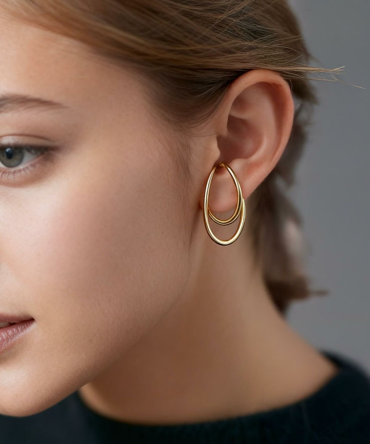 【TV番組衣装協力】 イヤーカフ 大ぶり 金属アレルギー対応 レディース 【PALUNI パルニ】 シンプル シルバー925 かわいい かっこいい おしゃれ ノンホールピアス 片耳用 両耳用 18k ゴールド仕上げ イヤリング Silver925 フック カジュアル フォーマル  男女兼用 イヤカフ