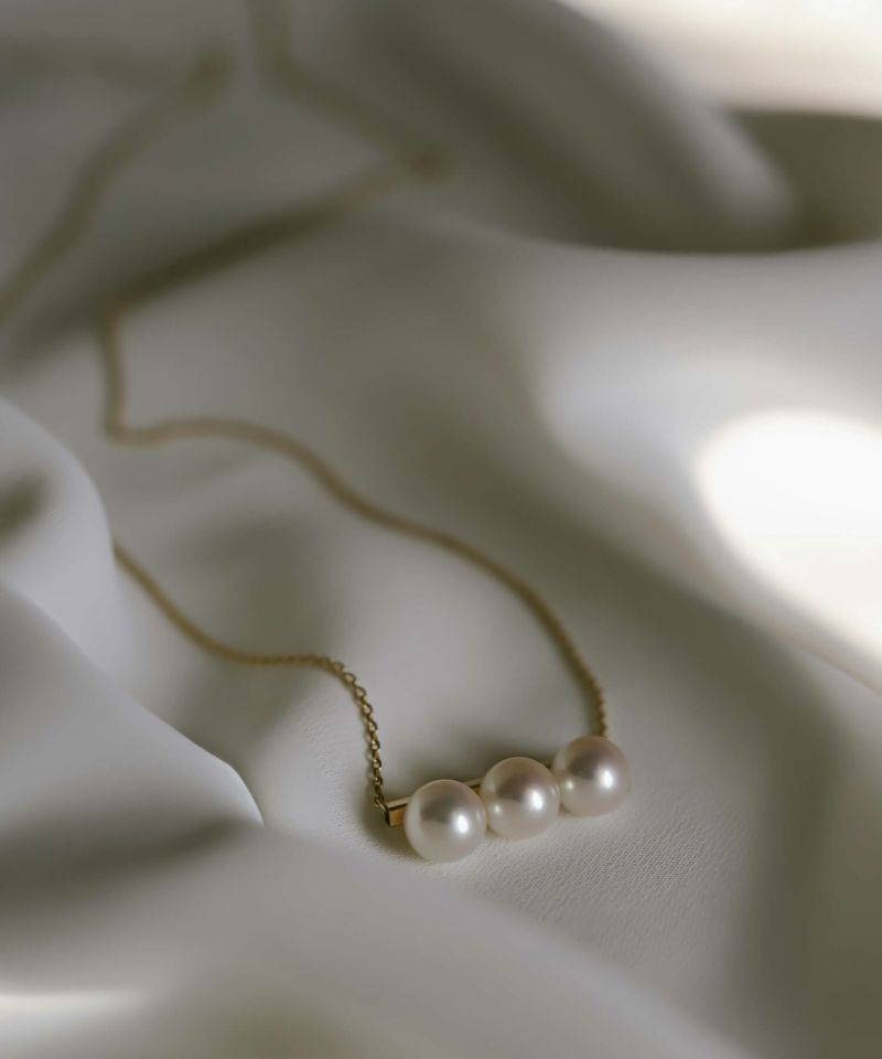 K10 Pearl Bar Necklace AKKORD -エコート- | Ops.(オプス)公式ストア