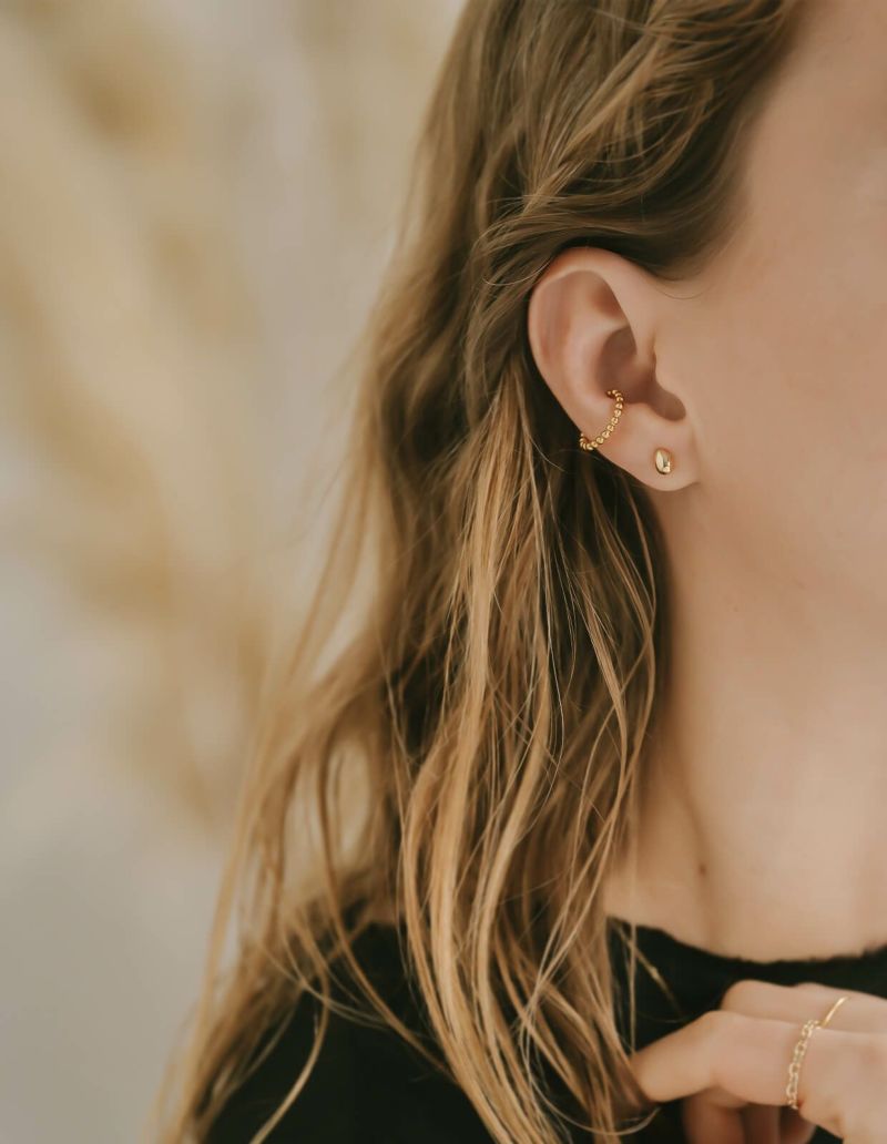 K18 Tiny Studs Earrings MOLLICA -モリカ- | Ops.(オプス)公式ストア