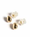 k18 ピアス 金属アレルギー 華奢 ピヤス 大人可愛い 人気 ゴールド Gold 小ぶり 18k ピアス つけっぱなし 小さめ 18金 金属アレルギー 対応 レディース ジュエリー アクセサリー カジュアル おしゃれ シンプル ぷっくり エッグモチーフ 楕円 たまご型