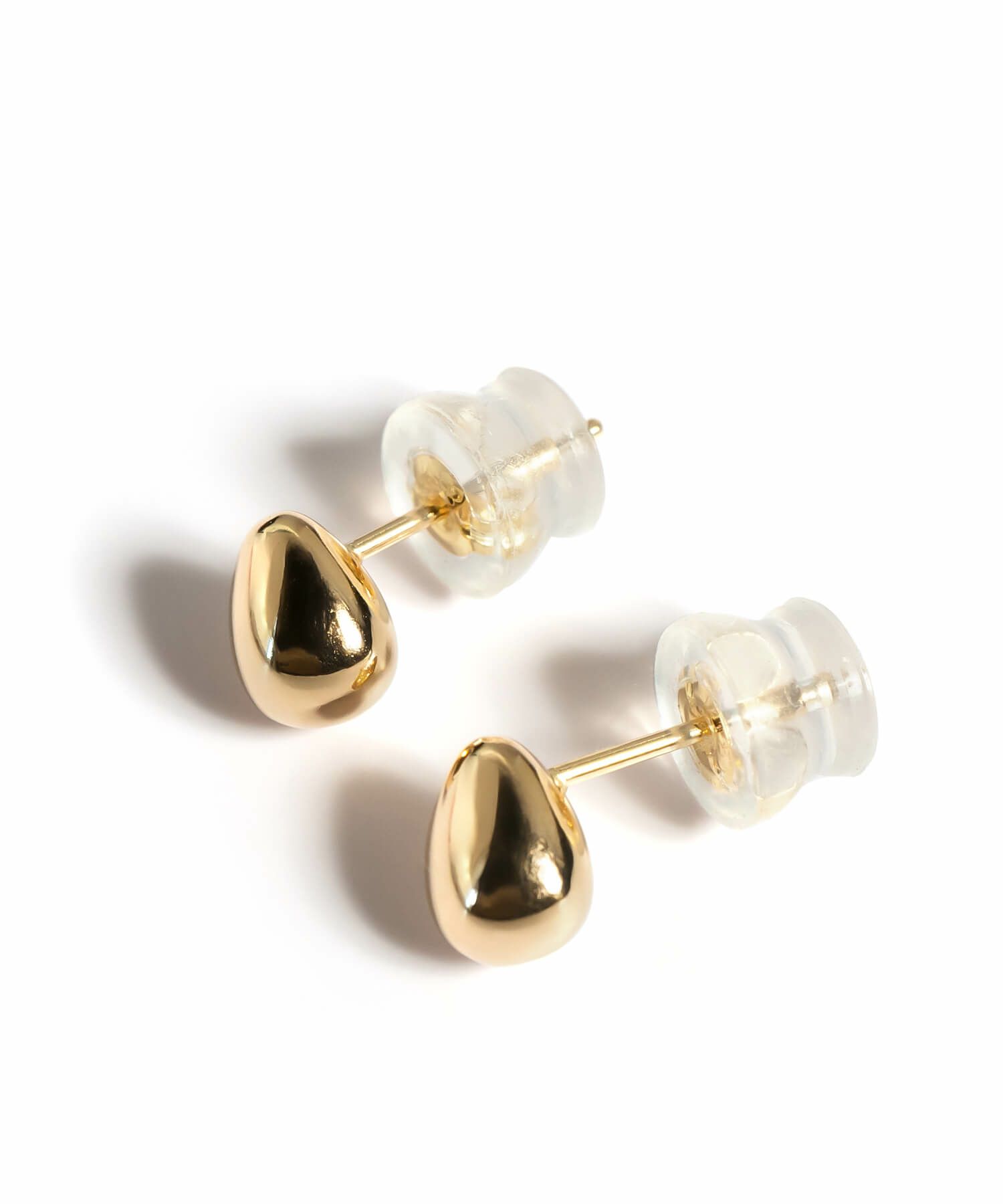 k18 ピアス 金属アレルギー 華奢 ピヤス 大人可愛い 人気 ゴールド Gold 小ぶり 18k ピアス つけっぱなし 小さめ 18金 金属アレルギー 対応 レディース ジュエリー アクセサリー カジュアル おしゃれ シンプル ぷっくり エッグモチーフ 楕円 たまご型