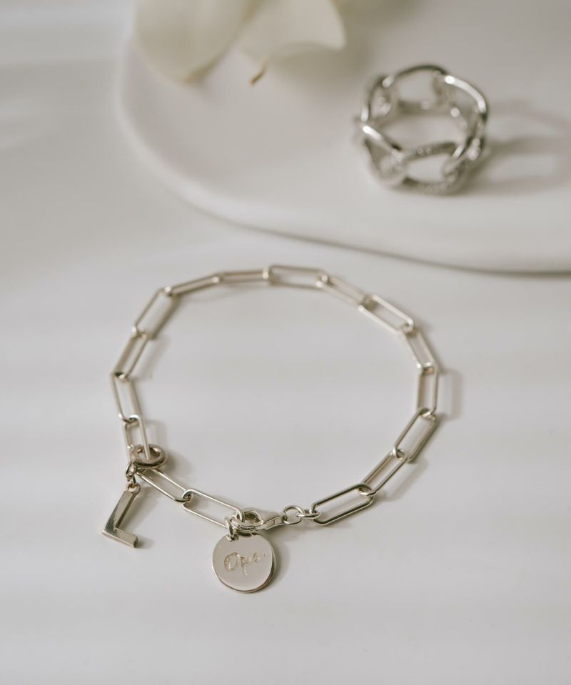 金属アレルギー対応 シルバー925 ゴールド ブレスレット レディース チェーン 【Ronoel ロノエル】 18K仕上げ チェーンブレスレット 鎖 留め具 シルバー925 太め 大ぶり ざっくり バングル 金属アレルギー対応 おしゃれ