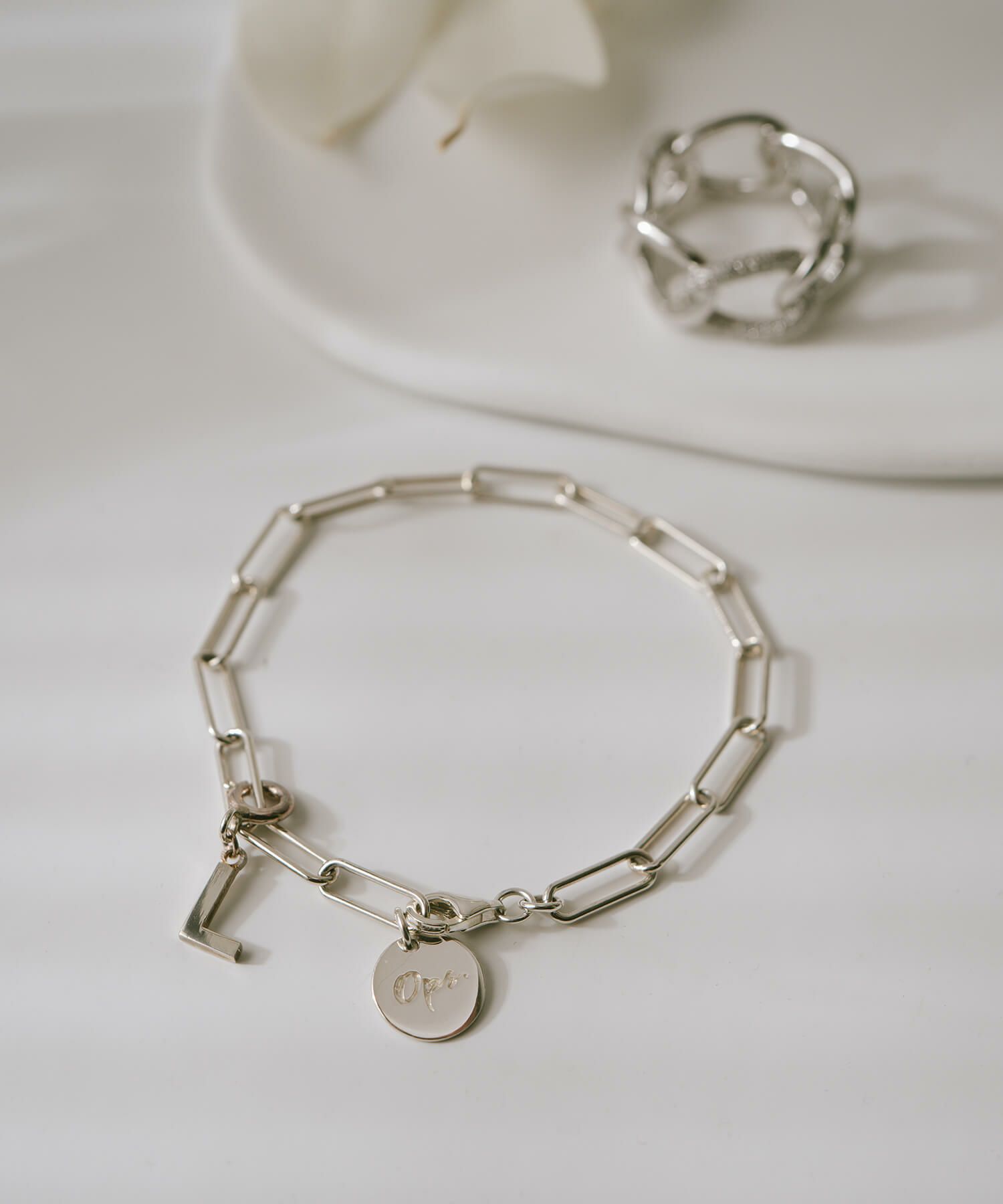 金属アレルギー対応 シルバー925 ゴールド ブレスレット レディース チェーン 【Ronoel ロノエル】 18K仕上げ チェーンブレスレット 鎖 留め具 シルバー925 太め 大ぶり ざっくり バングル 金属アレルギー対応 おしゃれ