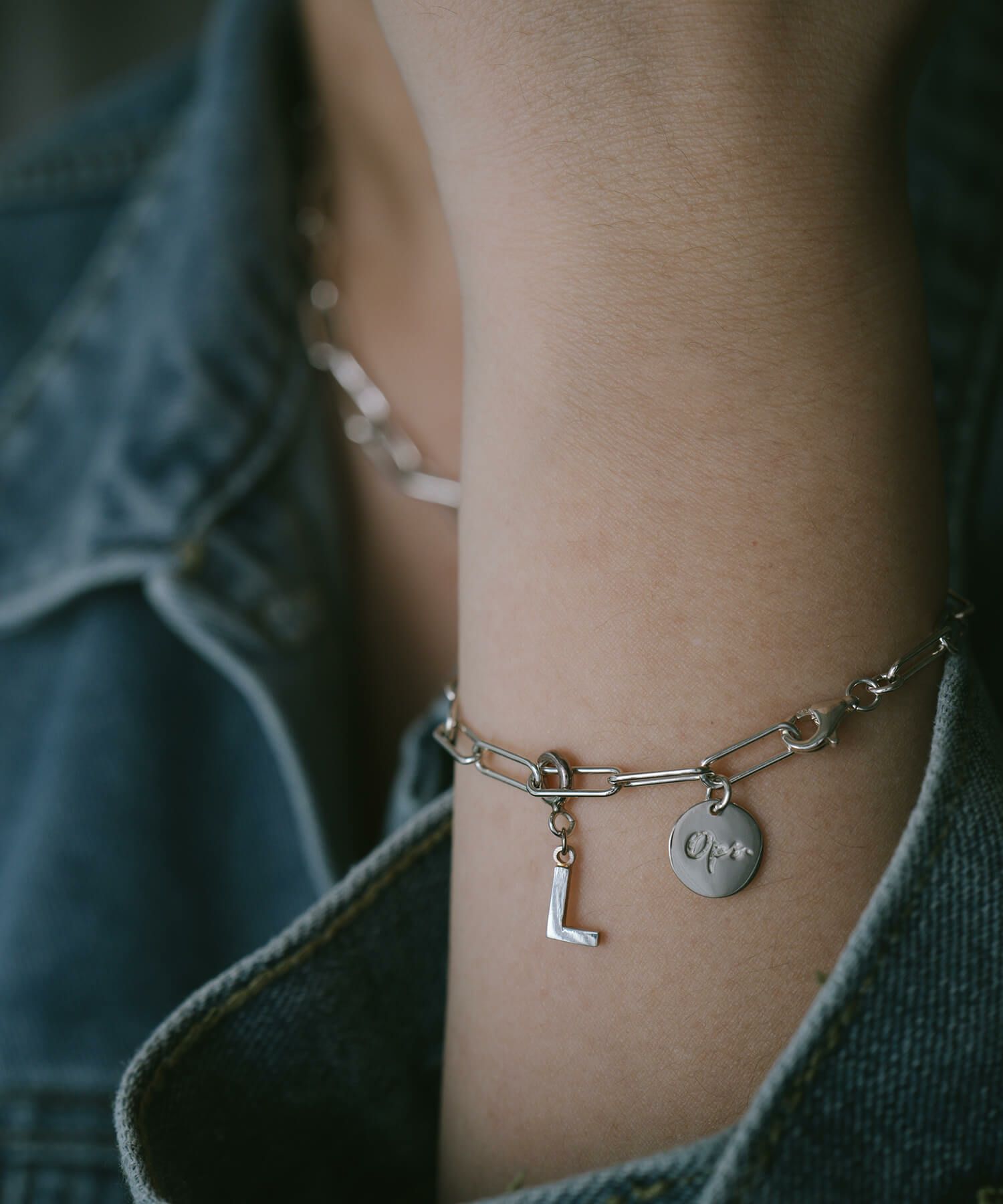 金属アレルギー対応 シルバー925 ゴールド ブレスレット レディース チェーン 【Ronoel ロノエル】 18K仕上げ チェーンブレスレット 鎖 留め具 シルバー925 太め 大ぶり ざっくり バングル 金属アレルギー対応 おしゃれ