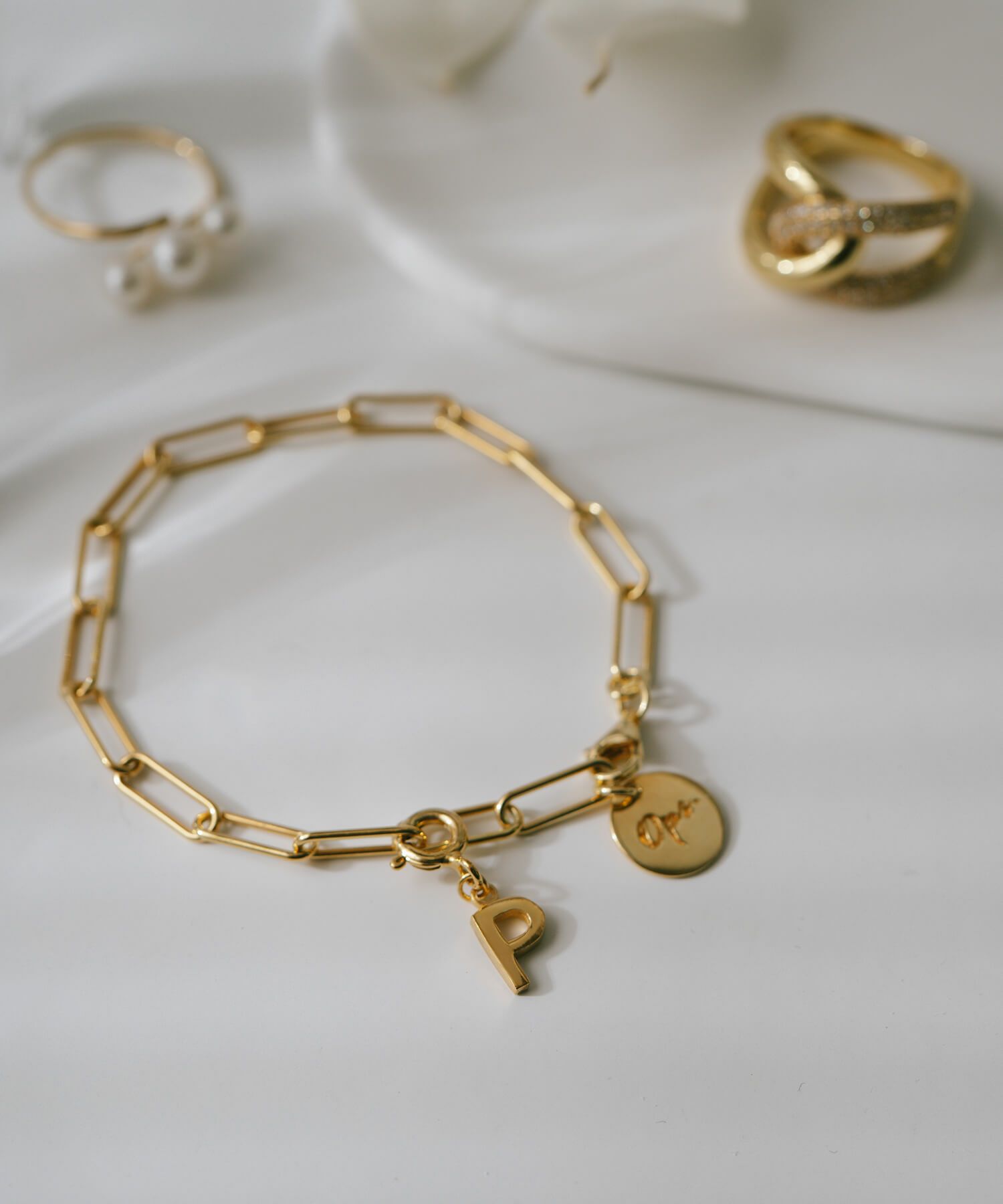 金属アレルギー対応 シルバー925 ゴールド ブレスレット レディース チェーン 【Ronoel ロノエル】 18K仕上げ チェーンブレスレット 鎖 留め具 シルバー925 太め 大ぶり ざっくり バングル 金属アレルギー対応 おしゃれ