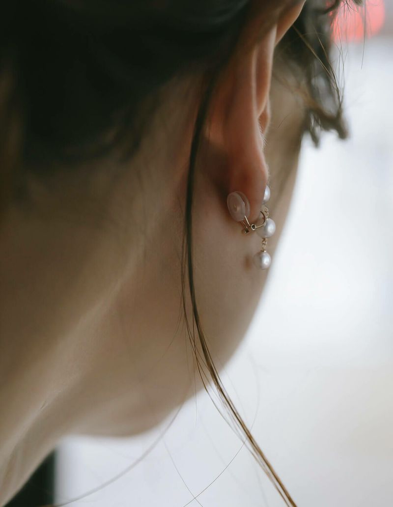 K10 Triple Pearl Earring TRESHE -トリシェ- | Ops.(オプス)公式ストア
