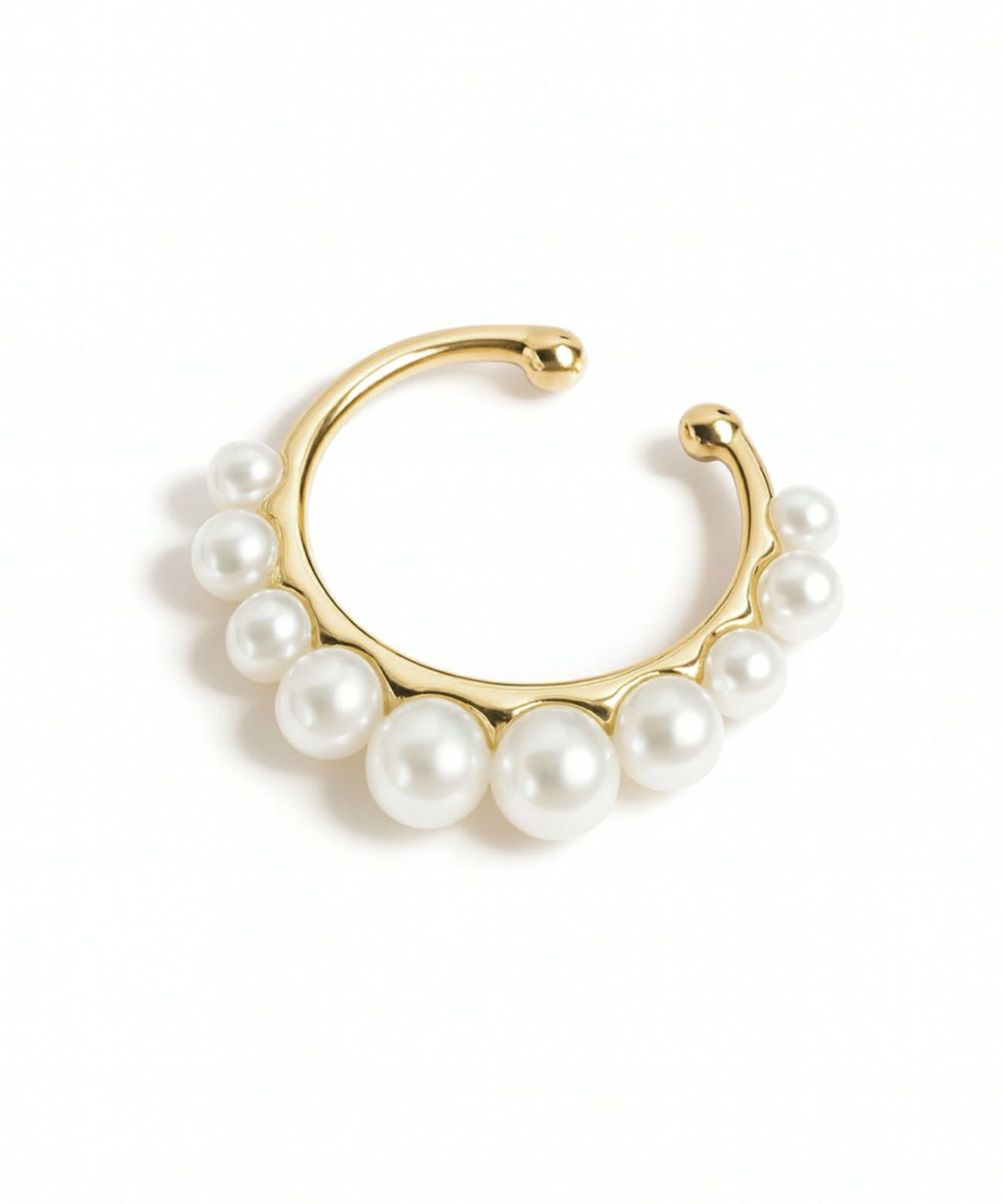 K10 10金 ピアス プレゼント イヤカフ ピアリング 卒業式 入学式 アクセサリー パール イヤリング １０金 10K イヤーカフ シンプル 真珠 レディース イヤカフ K10 パール 淡水真珠  ゴールド イヤリング カジュアル フォーマル おしゃれ