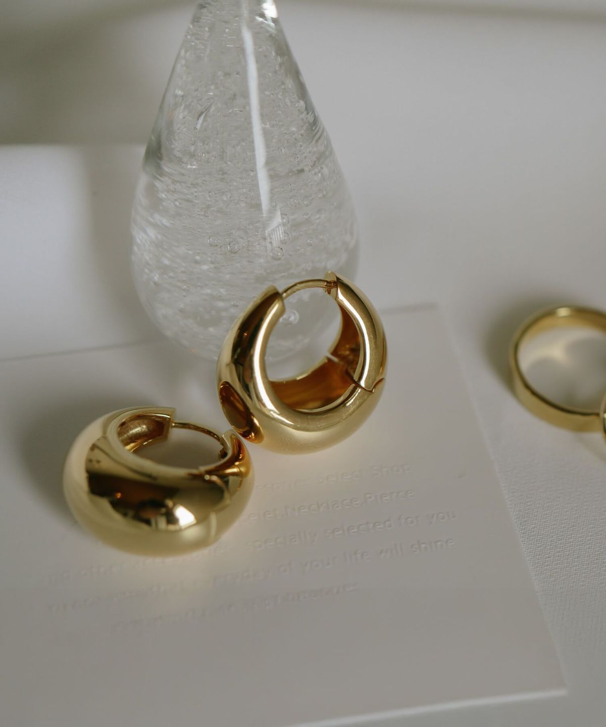 フープピアス 大ぶり　シルバー925 レディース シンプル ブランド