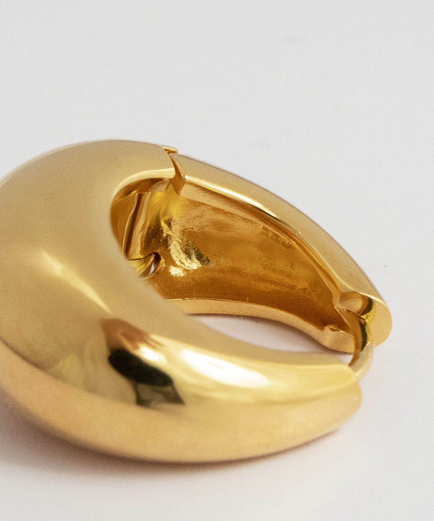 フープピアス 大ぶり　シルバー925 レディース シンプル ブランド