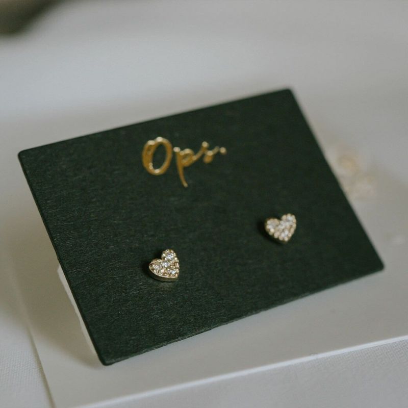 10K Yellow Gold クロスピアス 10K Yellow Gold クロスピアス