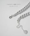 送料無料 ギフトラッピング プレゼント ギフト シルバー 金属アレルギー silver925 シルバー ネックレス 金属アレルギー 対応 ボールチェーン ネックレス 4mm レディース シンプル 丸玉 ボール シルバー925 silver925 長さ95cm + 5cm ネックレス チェーン 玉 大ぶり 太め おしゃれ 大人 可愛い ギフト