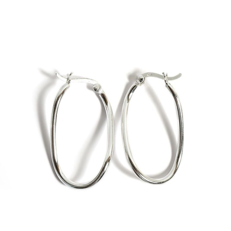 レディース ピアス フープピアス  【MIMILO ミミーロ】 金属アレルギー 対応 丸 ラウンド ピアス シンプル シルバー925 大ぶり 18k ゴールド仕上げ Silver925 フープ　　ピアス 両耳用 カジュアル おしゃれ