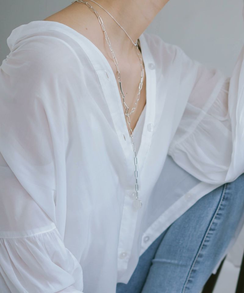 訳ありアウトレット品 通常価格→アウトレット価格 無地 コイン ネックレス ロング レディース シンプル ゴールド ネックレス 【Novac-blanca ノバックブランカ】 長め ペタル 丸 ラウンド サークル 金属アレルギー対応 シルバー925 silver925 たたき