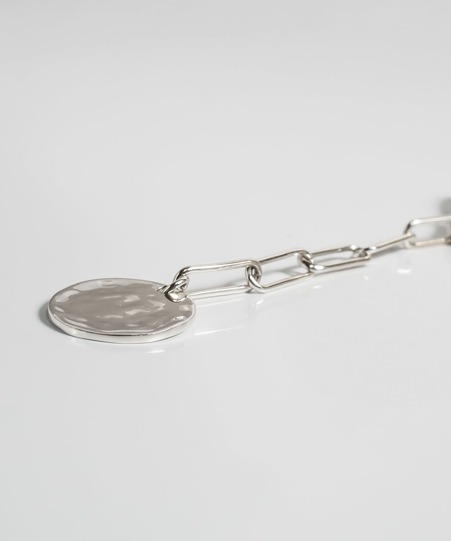 訳ありアウトレット品 通常価格→アウトレット価格 無地 コイン ネックレス ロング レディース シンプル ゴールド ネックレス 【Novac-blanca ノバックブランカ】 長め ペタル 丸 ラウンド サークル 金属アレルギー対応 シルバー925 silver925 たたき