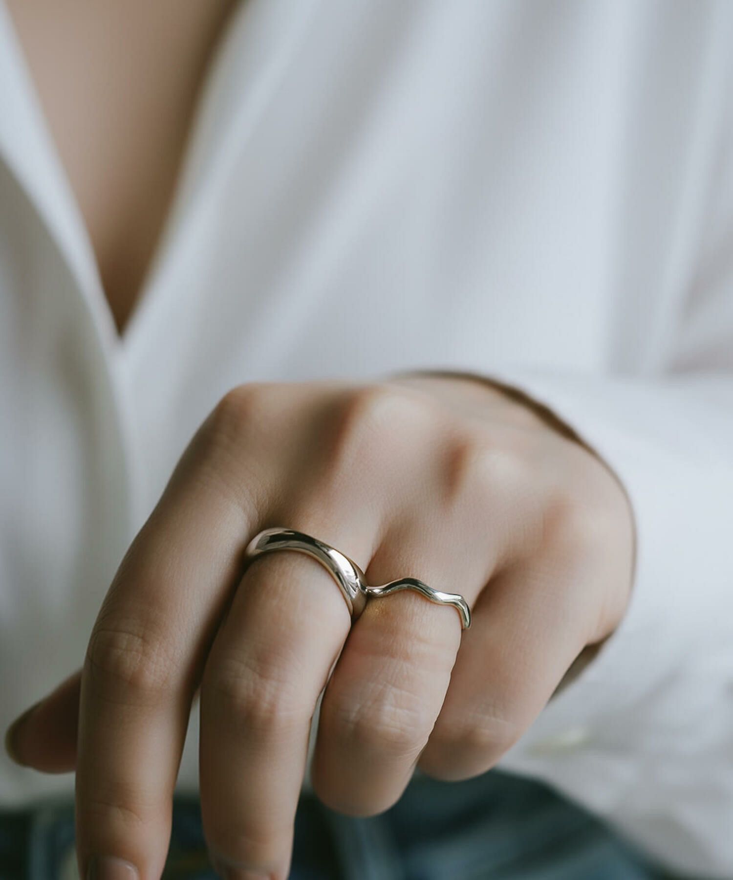 【訳ありアウトレット品】★通常価格→アウトレット価格シルバーリング シンプル 太め 【GREZIO グレジオ】 クラシック バンドリング ウェーブ レディース silver925 リング 925silver シルバー925 デザインリング カジュアル フォーマル 金属アレルギー 安心 指輪