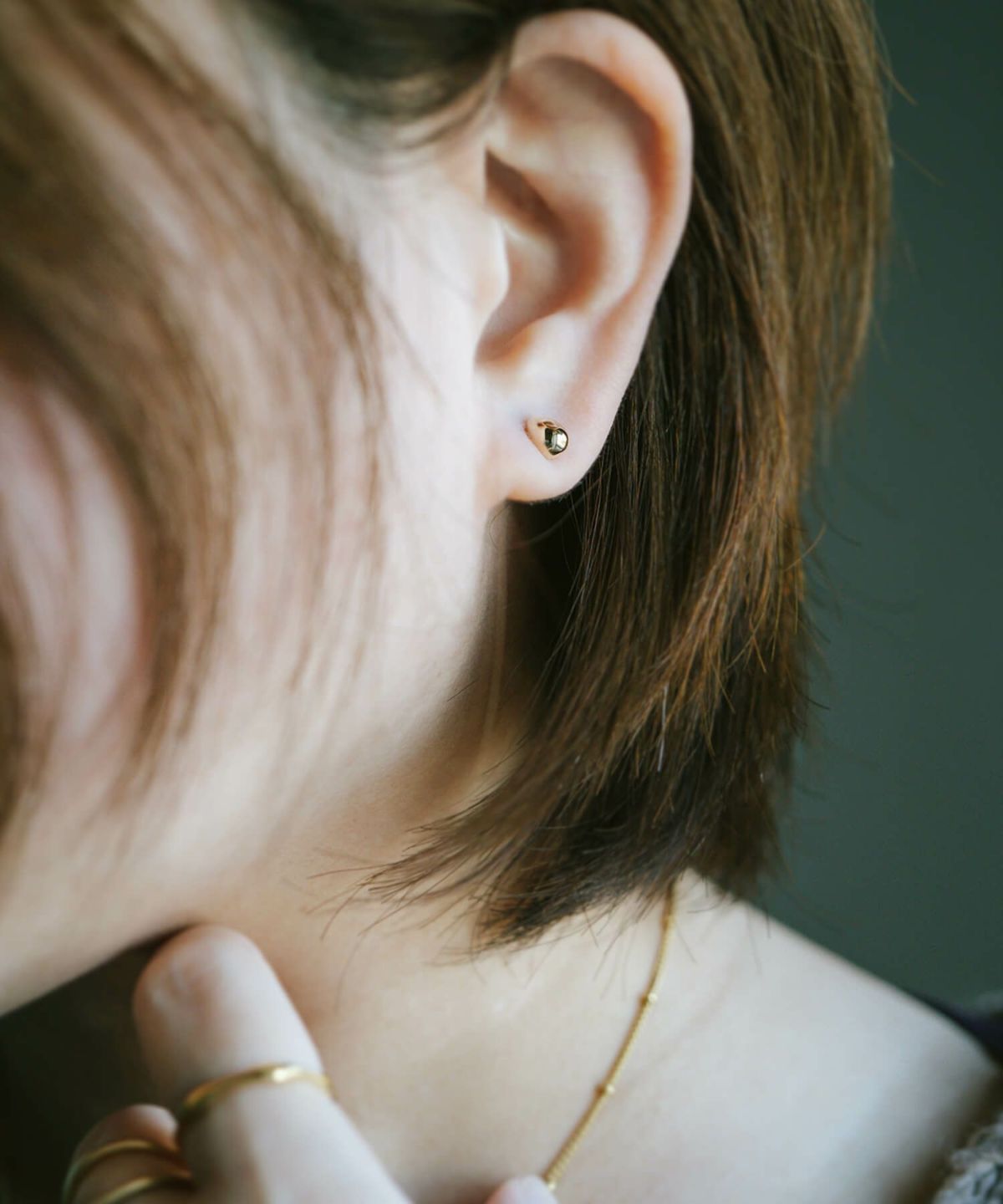 つけっぱなし ピアス ピアス 18金 レディース セカンドピアス k18 軸太 【MOLLICA-GRAND モリカ・グラン】 ポスト長め 18k 小ぶり 金属アレルギー 対応 レディース ジュエリー アクセサリー プレゼント カジュアル おしゃれ セカンドピアス シンプル ぷっくり 豆 エッグ 軽量