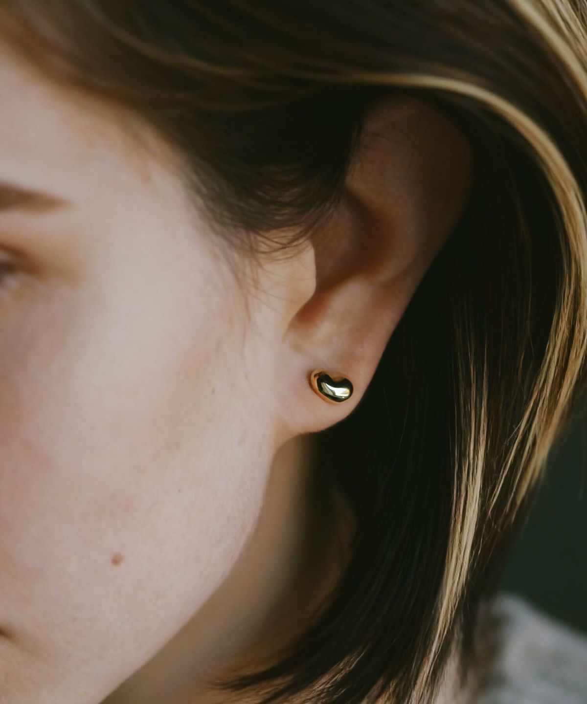 つけっぱなし ピアス ピアス 18金 レディース セカンドピアス k18 軸太 【MOLLICA-GRAND モリカ・グラン】 ポスト長め 18k 小ぶり 金属アレルギー 対応 レディース ジュエリー アクセサリー プレゼント カジュアル おしゃれ セカンドピアス シンプル ぷっくり 豆 エッグ 軽量