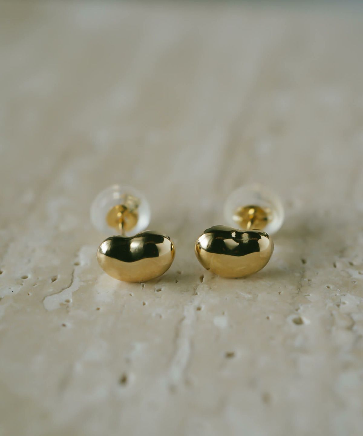 つけっぱなし ピアス ピアス 18金 レディース セカンドピアス k18 軸太 【MOLLICA-GRAND モリカ・グラン】 ポスト長め 18k 小ぶり 金属アレルギー 対応 レディース ジュエリー アクセサリー プレゼント カジュアル おしゃれ セカンドピアス シンプル ぷっくり 豆 エッグ 軽量